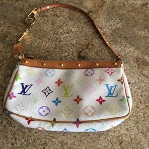 Louis Vuitton White Monogram Pouch